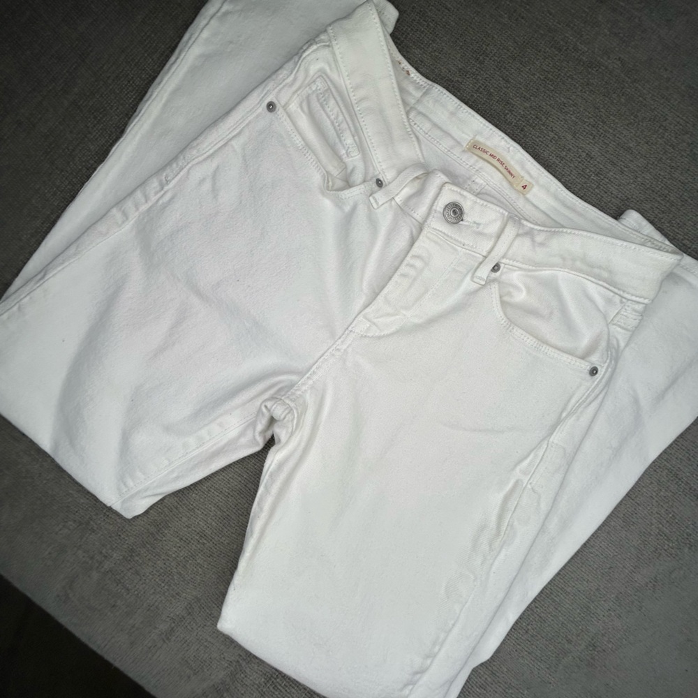 Levi's Women's White Skinny Jeans
